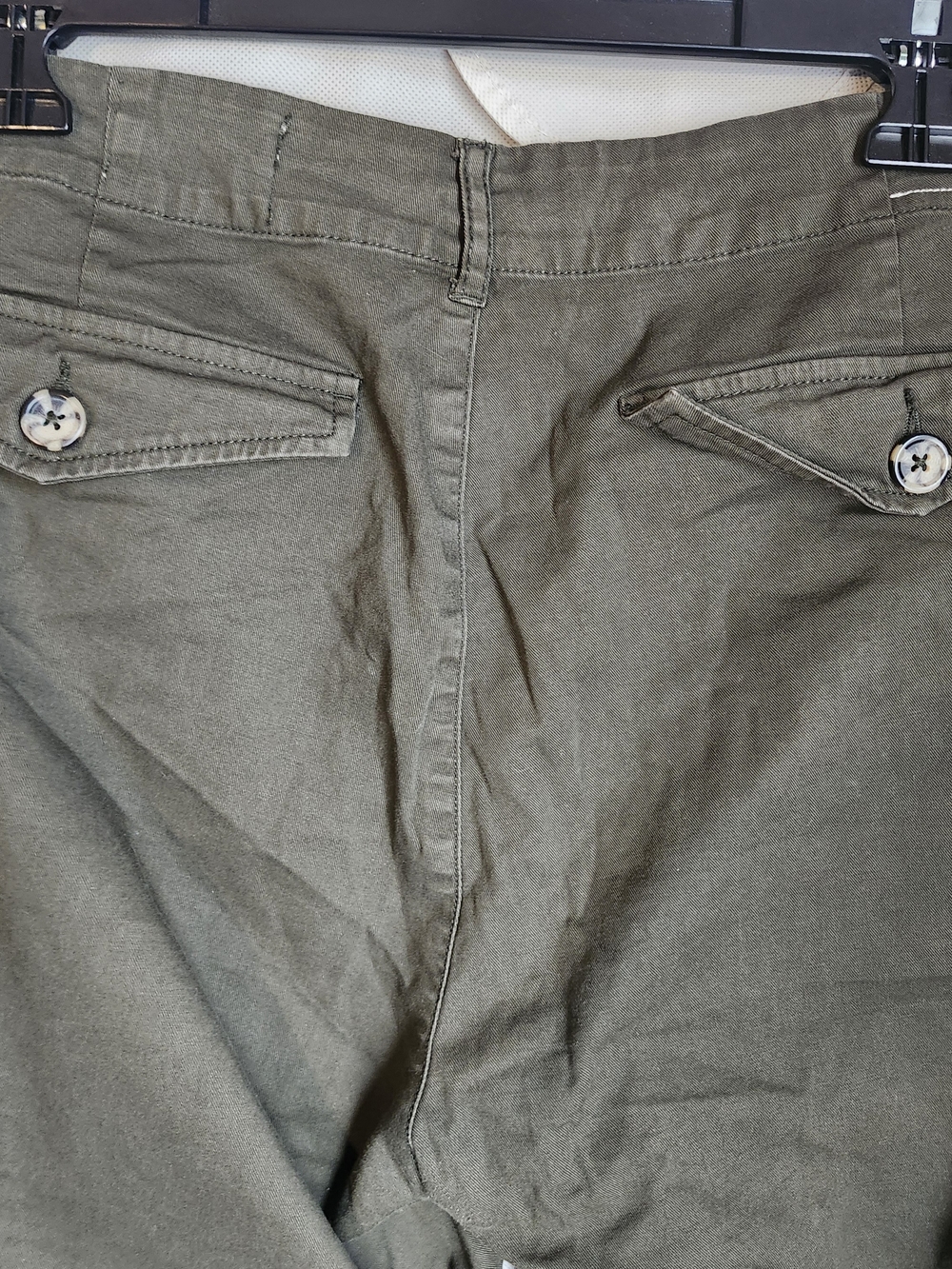 Utility Olive Cargo Joggers with Elastic Cuffs - Picture 8 of 8